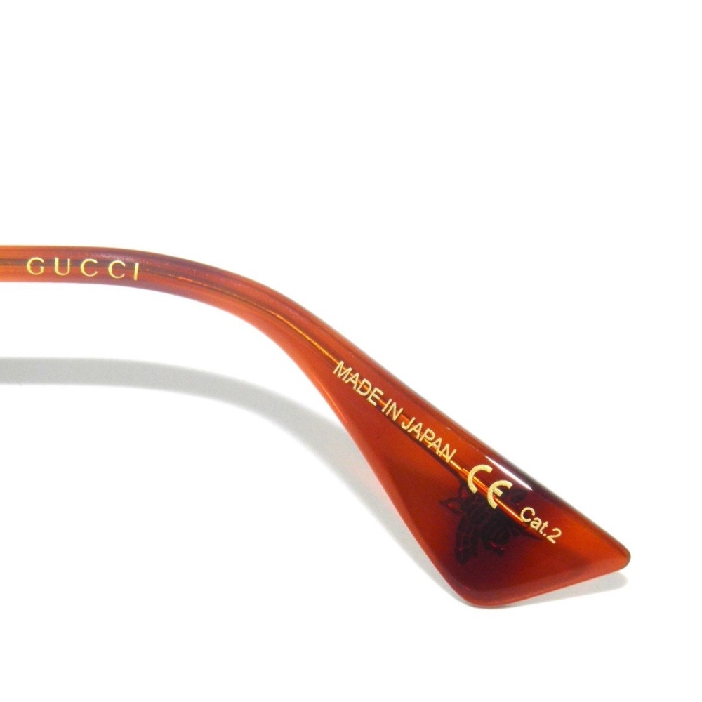 GUCCI GG0113S BLACK-GOLD-GREY 001 SunglaSSeS new! - Picture 6 of 7